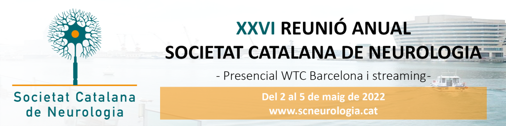 capçalera XXVI Reunió Anual Societat Catalana de Neurologia - 2022
