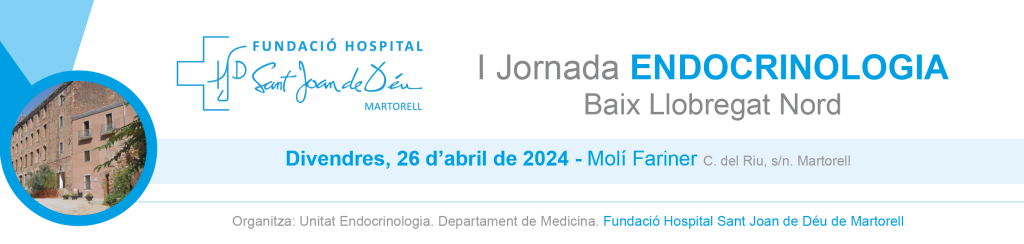 Capçalera I Jornada Endocrinologia Baix Llobregat Nord_26 abril 2024